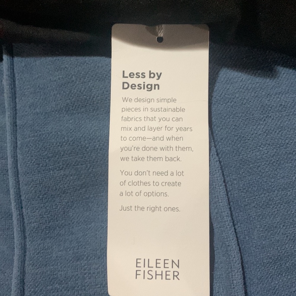 Eileen Fisher Black Wide-Leg Pants - Picture 6 of 6